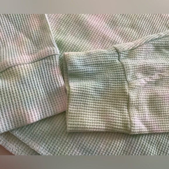 Wild Fable Tie Dye Waffle Knit Top Sz L - Picture 5 of 8